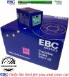 Tylne klocki GreenStuff + NACINANE tarcze hamulcowe EBC seria USR GMC Yukon 2007-2020