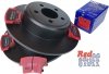 Tylne CERAMICZNE klocki RedStuff + NIE WENTYLOWANE tarcze hamulcowe EBC seria PREMIUM Lancia Thema 3,6 V6