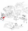 Poduszka silnika prawa Chevrolet Camaro LT LS 2,0 Turbo 2019-