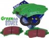 Przednie klocki Green Stuff + tarcze hamulcowe EBC seria PREMIUM Jeep Wrangler JK 2007-2018