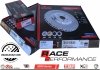Tylne klocki RACE PERFORMANCE + pływające dwuczęściowae tarcze hamulcowe 330mm DBA seria 5000 T3 Ford Mustang 2015-