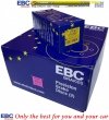 Przednie klocki YellowStuff + NAWIERCANE NACINANE tarcze hamulcowe 330mm EBC seria GD RAM Cargo Van 2012-