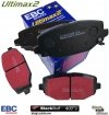 Tylne klocki Ultimax2 + tarcze hamulcowe 328mm EBC seria Premium Volkswagen Routan 2012-