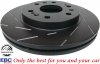 Przednie klocki Ultimax2 + NACINANE tarcze hamulcowe 330mm EBC seria USR Chevrolet Avalanche 1500 2009-2013