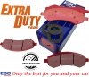 Przednie klocki EXTRA DUTY ED + nawiercone nacinane tarcze hamulcowe EBC seria GD Dodge RAM 1500 2006-