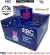 Przednie klocki Ultimax2 + NACINANE tarcze hamulcowe EBC seria USR GMC Yukon XL 2500 2000-2013