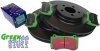 Przednie klocki GreenStuff + tarcze hamulcowe 360mm EBC seria PREMIUM Dodge Magnum 6,1 V8 SRT