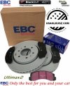 Przednie klocki Ultimax2 + tarcze hamulcowe EBC seria Premium Ford Expedition 2011-2021