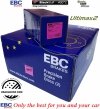 Przednie klocki Ultimax2 + NACINANE tarcze hamulcowe 330mm EBC seria USR Chevrolet Suburban 1500 2009-2020