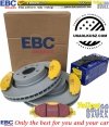 Przednie klocki YellowStuff + tarcze hamulcowe 320mm EBC seria PREMIUM Ford Mustang 2015-