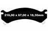 Przednie klocki Ultimax2 + tarcze hamulcowe EBC seria PREMIUM GMC Yukon XL 2500 2000-2013