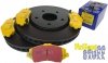 Przednie klocki YellowStuff + tarcze hamulcowe 302mm EBC seria Premium Fiat Freemont -2012