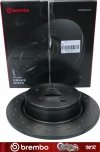 Tylne klocki + tarcze hamulcowe brembo XTRA 280mm Ford Escape 2013-2016