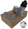 ALUMINIOWA obudowa filtra oleju z chłodnicą oraz czujnikami Dodge Challenger 3,6 V6