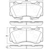 Klocki hamulcowe przednie POWERSTOP Z26 Ford Mustang 2015- do tarcz 352mm