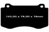Przednie klocki GreenStuff + tarcze hamulcowe 360mm EBC seria PREMIUM Dodge Magnum 6,1 V8 SRT