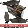 Przednie klocki Z36 + WIERCONE tarcze hamulcowe 325mm POWERSTOP Ford Flex 2012-2019