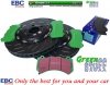 Przednie klocki GreenStuff + tarcze hamulcowe EBC Racing Dodge Charger SRT Hellcat -2020