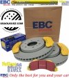 Przednie klocki YellowStuff + tarcze hamulcowe EBC seria Premium Lincoln Navigator 2011--2021