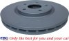 Przednie klocki Ultimax2 + tarcze hamulcowe 330mm EBC seria Premium RAM Cargo Van 2012-