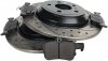 Tylne klocki + WIERCONE NACINANE tarcze hamulcowe 302mm BLACK Ford Bronco Sport 2021-