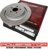 Tylne klocki Z23 + WIERCONE NACINANE WENTYLOWANE tarcze hamulcowe POWERSTOP 345mm Lincoln Nautilus