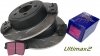 Tylne klocki Ultimax2 + NACINANE NIE WENTYLOWANE tarcze hamulcowe EBC seria USR Dodge Challenger RWD V6