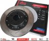 Przednie klocki RACE PERFORMANCE + dwuczęściowe pływające tarcze hamulcowe DBA seria 5000 T3 Ford Mustang 5,0 V8 2015-
