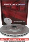 Przednia WIERCONA nacinana tarcza hamulcowa 330mm POWERSTOP Lancia Voyager 2012-