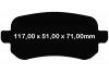 Tylne klocki Ultimax2 + tarcze hamulcowe 305mm EBC seria PREMIUM Lancia Voyager