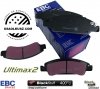 Przednie klocki Ultimax2 + NAWIERCANE NACINANE tarcze hamulcowe 330mm EBC seria GD Chevrolet Tahoe 2009-