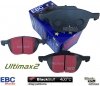 Przednie klocki Ultimax2 + tarcze hamulcowe 300mm EBC seria Premium Ford Kuga FWD 2013-2019