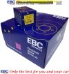 Tylne klocki YellowStuff + NACINANE tarcze hamulcowe 315mm EBC seria USR Chevrolet Camaro LT / LS 2016-