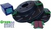 Tylne klocki GreenStuff + NACINANE WENTYLOWANE tarcze hamulcowe EBC seria USR Chrysler 300C