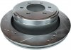 Tylne klocki Z36 + WIERCONE tarcze hamulcowe 6 szpilek manualny ręczny POWERSTOP Ford F-150 F150 2012-