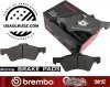Przednie klocki BREMBO + WIERCONE tarcze hamulcowe 281mm RED Chrysler Voyager Town Country 2001-2007 tarcze tył