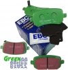 Tylne klocki GreenStuff + NACINANE tarcze hamulcowe 305mm EBC seria USR Dodge Caravan 2008-