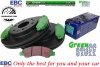 Przednie klocki GreenStuff + tarcze hamulcowe 330mm EBC seria PREMIUM GMC Yukon 2007-2008