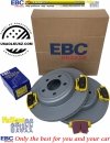 Tylne klocki YellowStuff + WENTYLOWANE tarcze hamulcowe EBC seria PREMIUM Chrysler 300C
