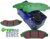 Przednie klocki GreenStuff + NACINANE tarcze hamulcowe 330mm EBC seria USR GMC Yukon 2007-2008