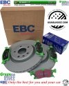 Przednie klocki GreenStuff + tarcze hamulcowe 350mm EBC seria PREMIUM Dodge Durango 2011-