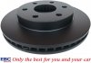 Przednie klocki Ultimax2 + tarcze hamulcowe EBC seria PREMIUM GMC Yukon -2006