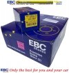 Przednie klocki YellowStuff + NAWIERCANE NACINANE tarcze hamulcowe 302mm EBC seria GD Fiat Freemont -2012