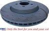 Przednie klocki Ultimax2 + tarcze hamulcowe 345mm EBC seria GD Dodge Charger