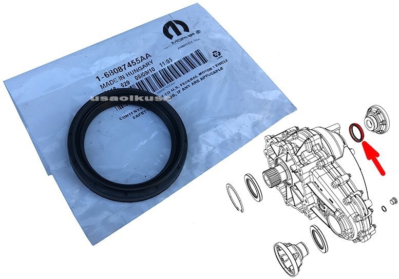 Uszczelniacz tylnego wału reduktora MP2010 MOPAR Jeep Grand Cherokee