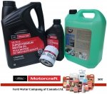Oryginalny filtr oraz syntetyczny olej silnikowy Motorcraft 5W30 Ford Mustang 2,3 EcoBoost