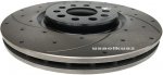 Przednia WIERCONA nacinana tarcza hamulcowa 330mm Jeep Cherokee KL 2014-