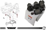 Tuleje mocowania przedniego mostu Cadillac Escalade 2007-