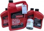 Filtr + olej silnikowy Motorcraft 5W20 SYNTHETIC BLEND Ford F-150 Mustang 5,0 V8 2011-
