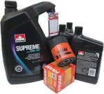 Filtr oleju oraz olej SUPREME 5W30 Saab 9-7X 4,2 L6 2006-